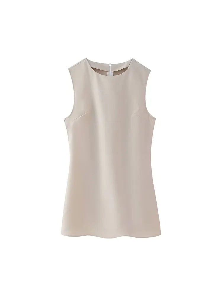 HONEY Women O-Neck Sleeveless